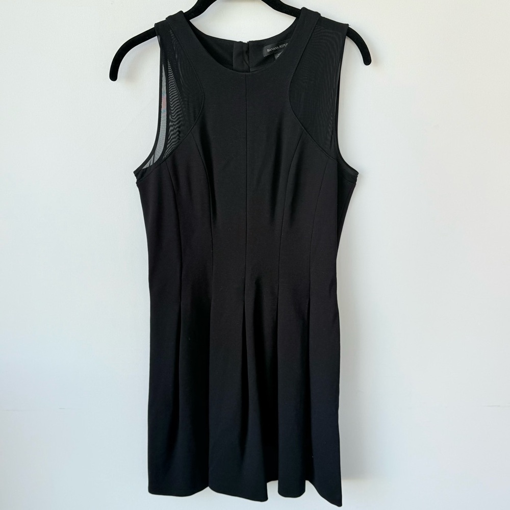 NWT Banana Republic Factory Black Knee Length Dress size 10